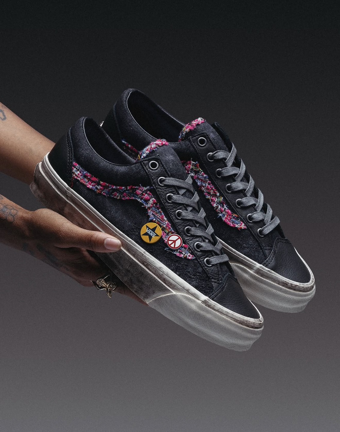Vans Old Skool 36 LX 黑粉【VN000E8VEMV】:圖片 13