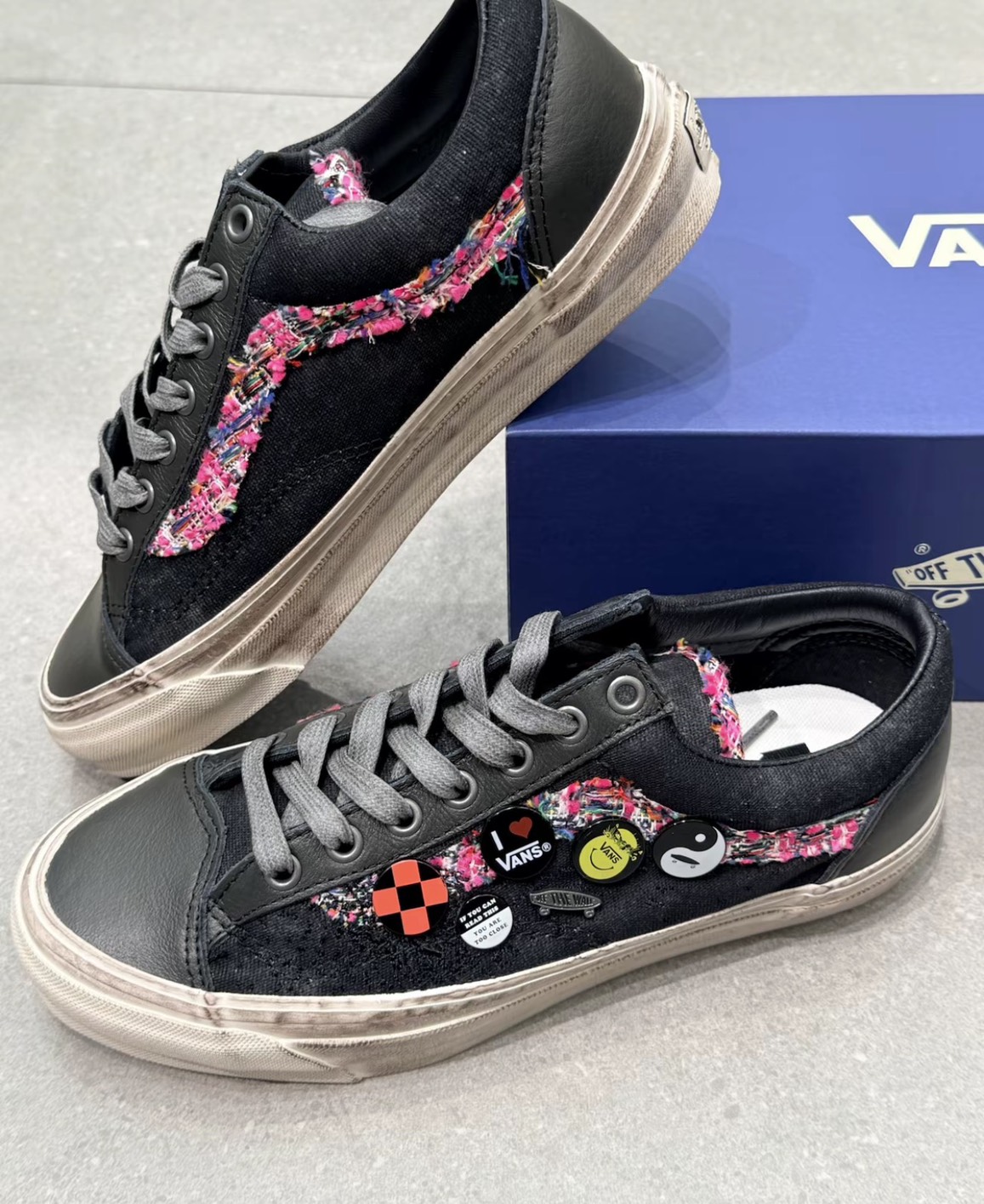 Vans Old Skool 36 LX 黑粉【VN000E8VEMV】:圖片 14