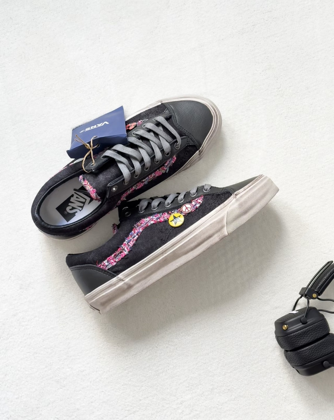 Vans Old Skool 36 LX 黑粉【VN000E8VEMV】:圖片 16