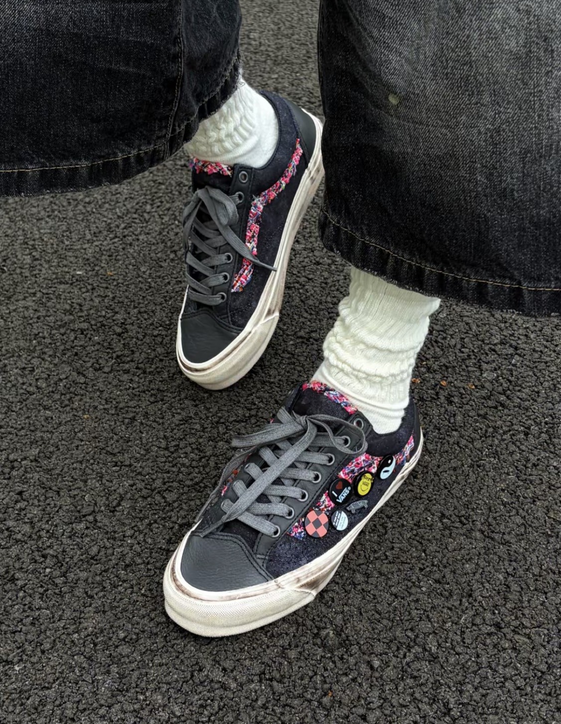 Vans Old Skool 36 LX 黑粉【VN000E8VEMV】:圖片 25