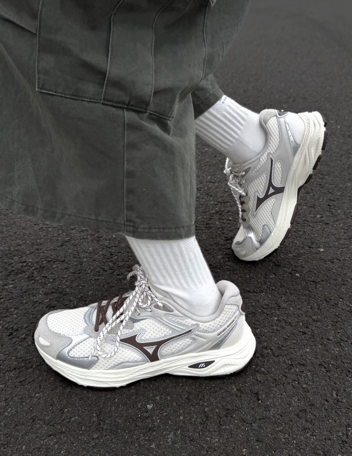 Mizuno Racer S 白摩卡【D1GH253510】:圖片 3