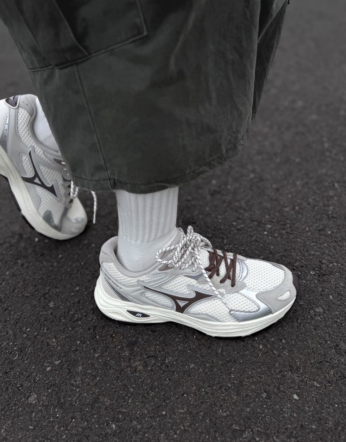 Mizuno Racer S 白摩卡【D1GH253510】:圖片 4